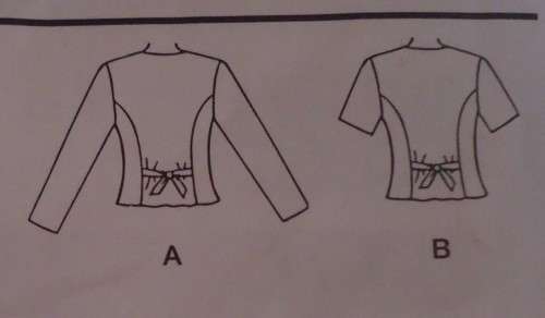 SIMPLICITY 9290 BLOUSE WITH TIEBACK SIZE 8 - 18 CUT TO 18 COMPLETE