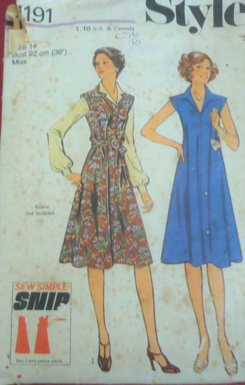 STYLE 1191   DRESS SIZE14 BUST 92 CM - SEE LISTING