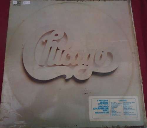 CHICAGO AT CARNEGIE HALL vol 111 & IV- 1972 DOUBLE DATE VINYL GATEFOLD LP SET - DAST.2127