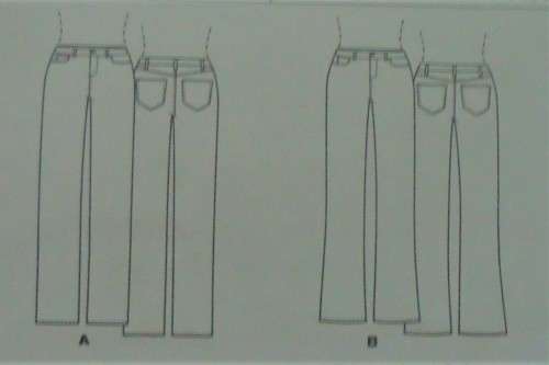 McCALLS M6610 SET OF JEANS SIZE A5=6-8-10-12-14 COMPLETE-UNCUT-FACTORY FOLDED