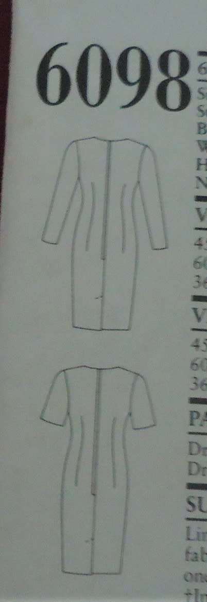 NEW LOOK PATTERNS 6098 TAILORED DRESS SIZES 12-24 COMPLETE-UNCUT- FACTORY FOLDED