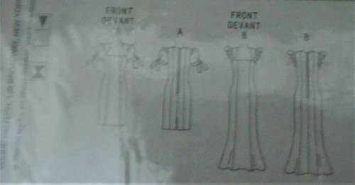 VOGUE V8416 LINED PRINCESS SEAM DRESS SIZE 14-16-18-20-22  COMPLETE-UNCUT-FACTORY FOLDED