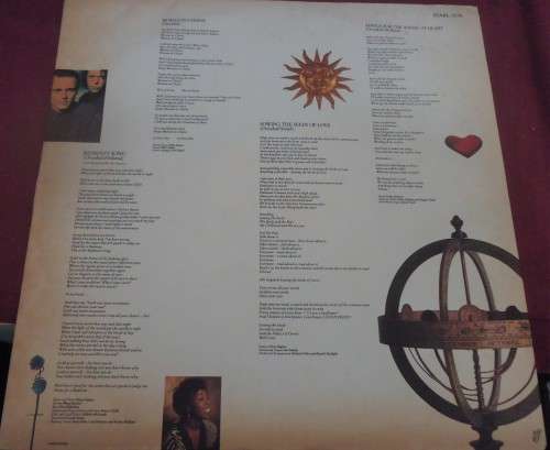 TEARS FOR FEARS - SEEDS OF LOVE-1989 FONTANA VINYL LP- STARL 5574 WITH INNER SLEEVE
