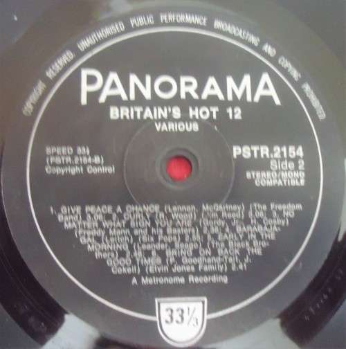 BRITAIN'S TOP 12 VOL 5 - PANORAMA - BONUS VINYL LP - PSTR.2154