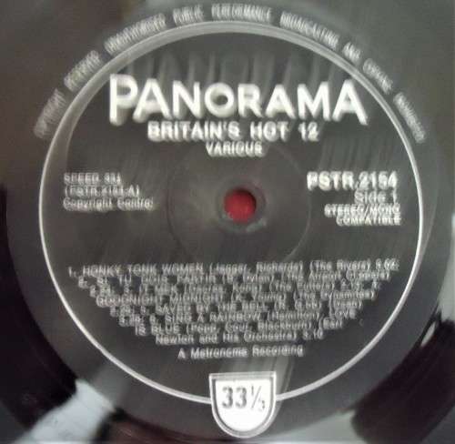 BRITAIN'S TOP 12 VOL 5 - PANORAMA - BONUS VINYL LP - PSTR.2154