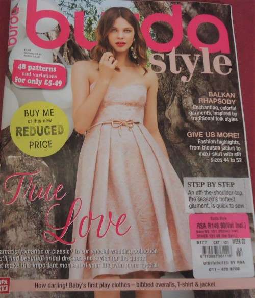 BURDA STYLE - MODERN FASHION MAGAZINE - 3/2017- ALL PATTERNS & INSTRUCTIONS INC 68 PG