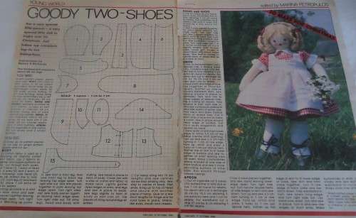 FAIR LADY OCTOBER 1984 "GOODY TWO SHOES WITH PATTERN