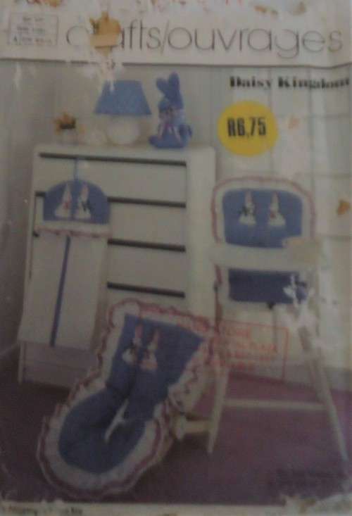 McCALL CRAFTS 7362 INFANTS ACCESSORIES ONE SIZE - MISSING PAGE 1/2 SEWING INSTRUCTIONS