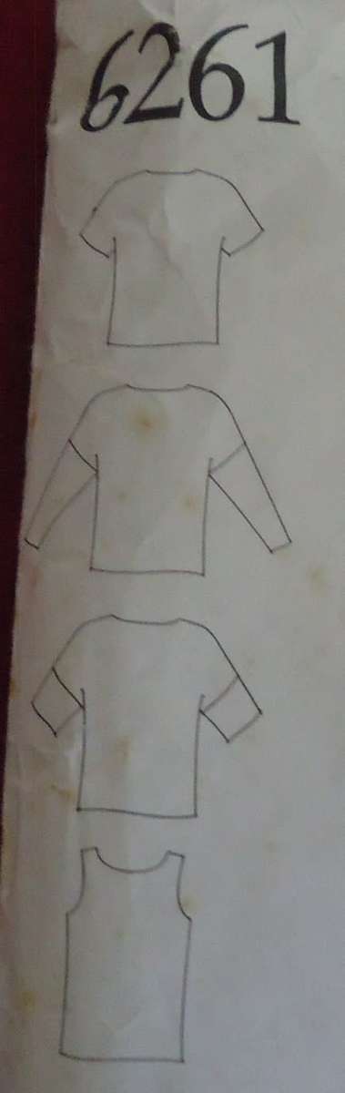 NEW LOOK PATTERNS 6261 SET OF TOPS SIZES 8-18 COMPLETE