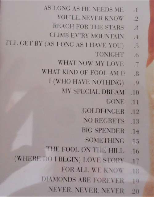 JAZZ: SHIRLEY BASSEY - 20 OF THE BEST (CD)