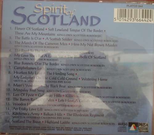 WORLD: SPIRIT OF SCOTLAND  -  CD