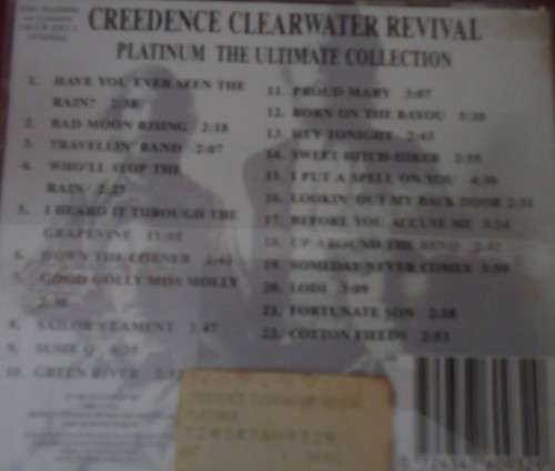 ROCK: CREEDENCE CLEARWATER REVIVAL - PLATINUM - THE ULTIMATE COLLECTION - CD