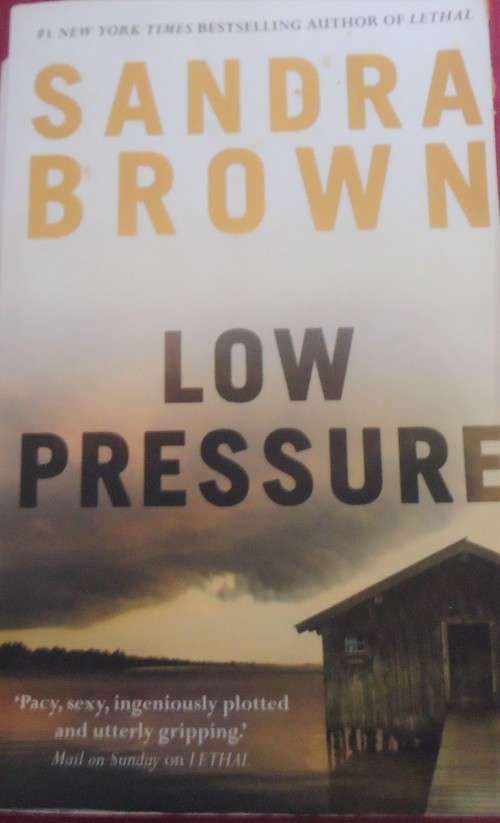 SANDRA BROWN  "LOW PRESSURE"  SMALL SOFT COVER