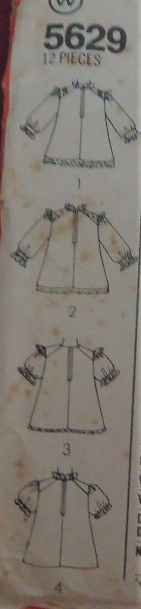 SIMPLICITY PATTERNS 5629 TODDLERS DRESS SIZE 3 YEARS COMPLETE