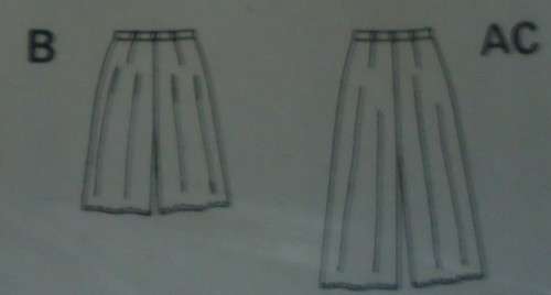 BURDA COUTURE 5049 DOUBLE BREASTED TOP-SHORTS-PANTS SIZE 10 - 20 COMPLETE