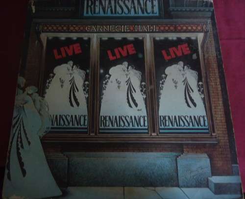 RENAISSANCE - LIVE AT CARNEGIE HALL-USA ISSUE 1983 SIRE DOUBLE VINYL GATEFOLD LP SET - 2XS 6029