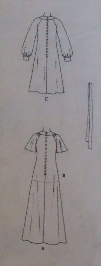 McCALL'S PATTERN 4924 DRESS WITH YOKE SIZE 18 BUST 102 CM COMPLETE