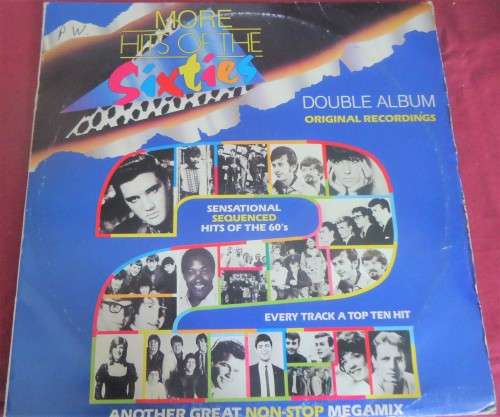 MORE HITS OF THE SIXTIES 2 -1988 DOUBLE TRUTONE VINYL LP SET - DGL 951/2