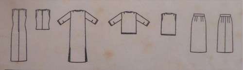 VINTAGE BUTTERICK 2624-CO-ORDINATES SIZE 14 BUST 34" COMPLETE