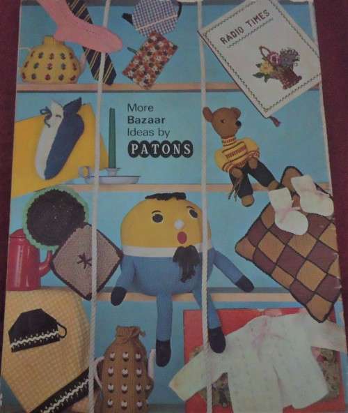 PATONS #150  MORE BAZAAR ITEMS- HANDKNITTED & CROCHET NOVELTIES FOR GIFTS & BAZAAR STALLS 44 PAGES