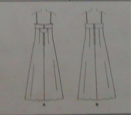 McCALLS 2182 EVENING ELEGANCE - SHOE STRING DRESS SIZE C=10-12-14 COMPLETE