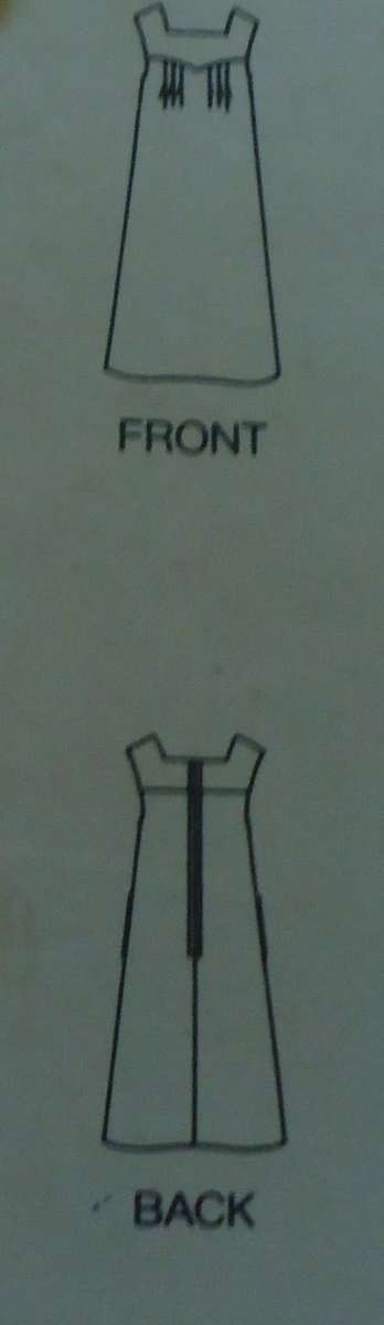 BUTTERICK 5890 MATERNITY DRESS & PINAFORE SIZE 10 COMPLETE