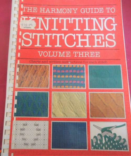 THE HARMONY GUIDE TO KNITTING STITCHES VOLUME 3-MORE THAN 440 NEW STITCHES-COLOUR PICS-96 A4 PAGES