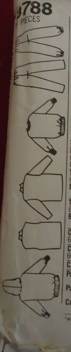 SIMPLICITY 9788 MEN/TEEN HOODIE-PULLOVER TOP-PANTS-SLEEVELESS CARDIE SIZE A=XXSM-XL (28-48")COMPLETE