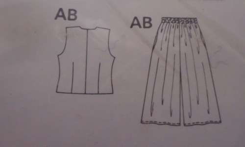 BURDA 5067 CULOTTES-TOP-JACKET SIZE 12-14-16-18-20-22-24  COMPLETE