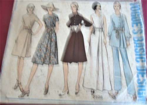 VOGUE 2506 DRESS OR TUNIC + PANTS SIZE 16 NUST 38"  COMPLETE