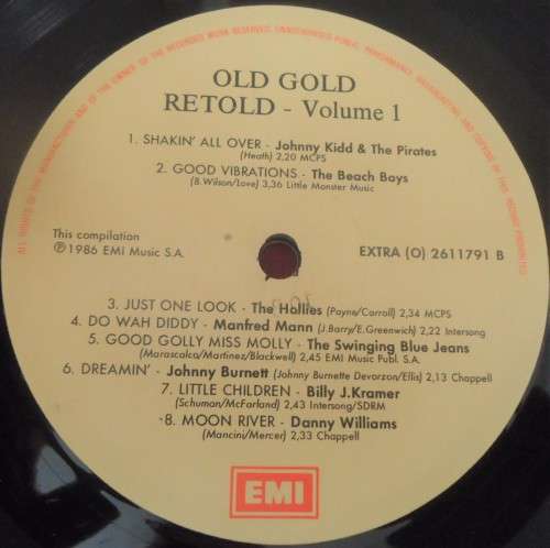 702 - OLD GOLD RE-TOLD  - 1986 EMI VINYL LP - EXTRA (O) 2611791