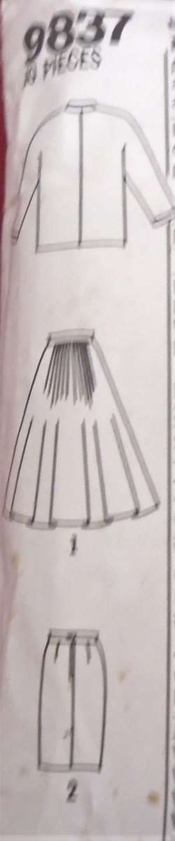 SIMPLICITY PATTERN  9837 JACKET & SKIRT SIZE 10 - 20 SEE LISTING