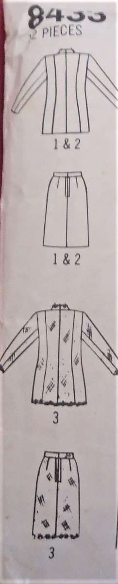 SIMPLICITY 8433 SEMI FITTED SUIT WITH LINED JACKET  SIZE 14 COMPLETE