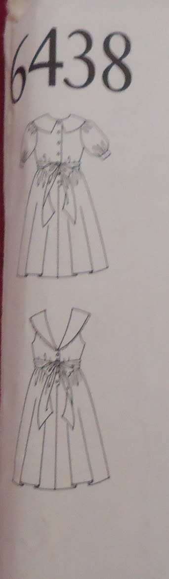 NEW LOOK PATTERNS 6438  GIRLS PARTY DRESS 9 SIZES IN ONE 4 - 12 YEARS COMPLETE