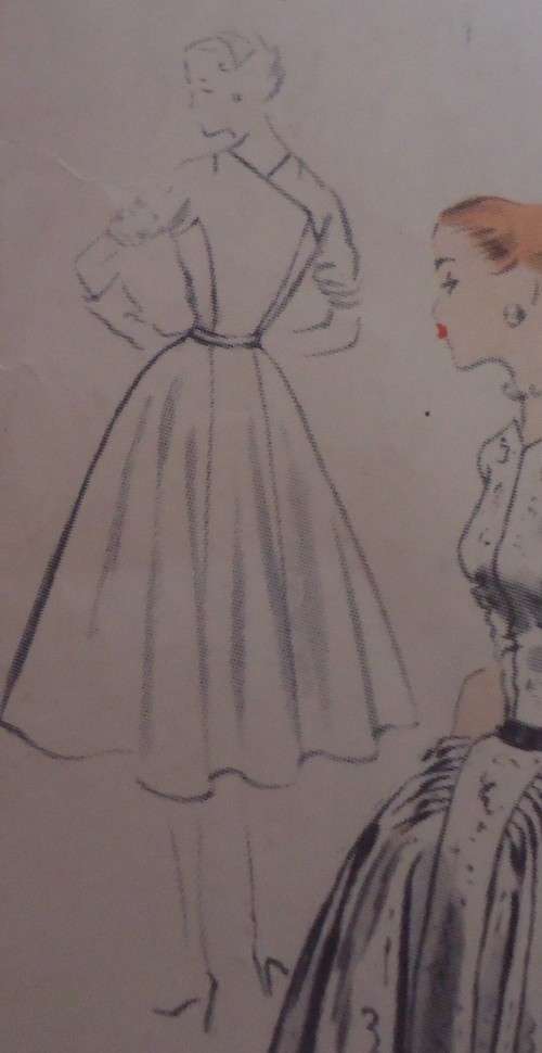 VINTAGE VOGUE SPECIAL DESIGN S-4328 ONE PIECE DRESS SIZEBUST 34" SEE LISTING