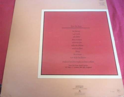 TEARS FOR FEARS - THE HURTING  - 1983 MERCURY VINYL LP - STAR 5305 WITH INNER SLEEVE