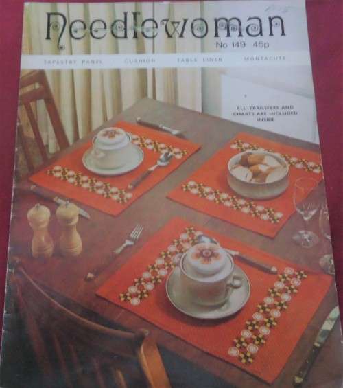 NEEDLEWOMAN AND NEEDLECRAFT NO 149  -WITH CHART & PATTERNS  28 A4 PAGES