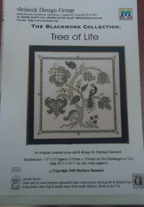 THE BLACKWOOD COLLECTION - TREE OF LIFE EMBROIDERY PATTERN