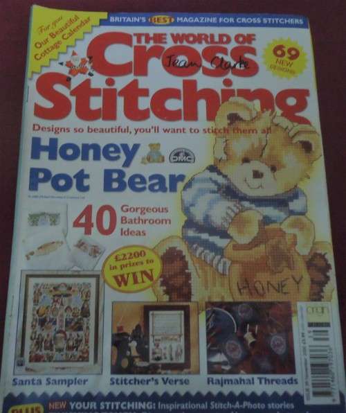 THE WORLD OF CROSS STITCHING - NOVEMBER 2000- ISSUE 39-108 PAGES OF PATTERNS