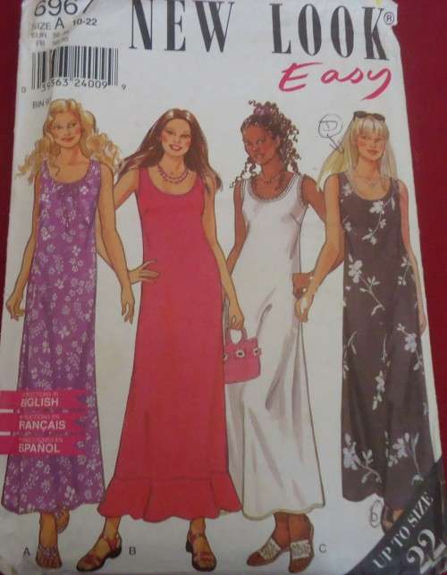 NEW LOOK PATTERN 6967 SHEATH DRESS -7 SIZES IN ONE 10 - 22 SEE LISTING