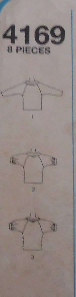 STYLE 4169 SET OF BLOUSES SIZE O=12-14-16 - COMPLETE