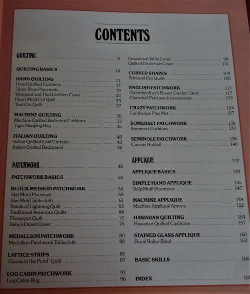 QUILTING, PATCHWORK & APPLIQUE - ELEANOR VAN ZANDT- 172 A4 PAGES HARDCOVER