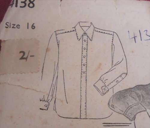 VINTAGE SIMPLICITY 4138  MEN'S SHIRT SIZE 16 COMPLETE IN ZIPLOC BAG
