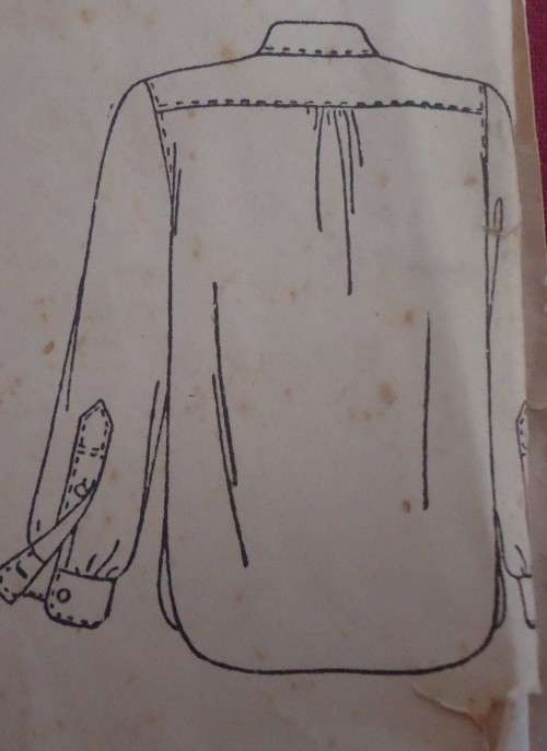 VINTAGE SIMPLICITY 4138  MEN'S SHIRT SIZE 16 COMPLETE IN ZIPLOC BAG