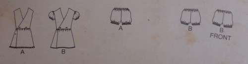 BUTTERICK 3099 GIRLS DRESS & BLOOMERS SIZE 5 YEARS BREAST 24"/61 CM COMPLETE