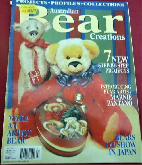"BEAR CREATIONS" VOL 7  NO 2 AUSTRALIAN 2001 - 84 PAGE MAGAZINE INC PATTERNS