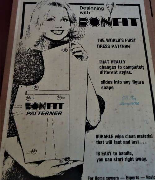 VINTAGE BONFIT FULLY ADJUSTABLE BASIC FIT DRESS PATTERN WITH KIT MAKES UP TO 45PATTERNS