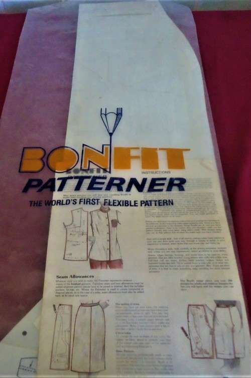 VINTAGE BONFIT FULLY ADJUSTABLE PATTERNER-MANUAL-KITS: BLOUSES-DRESSES-SKIRT-PANTS WITH VARIATIONS