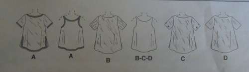 McCALL'S 2127 TOP-CAMISOLE SIZE MEDIUM=12-14 COMPLETE & UNCUT