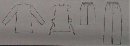 McCALLS 8674 UNLINED JACKET-WAISTCOAT-PANTS-SKIRT SIZE C10-12-14 COMPLETE-PART CUT